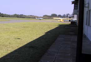 The airfield from inside